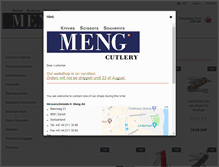Tablet Screenshot of mengcutlery.ch